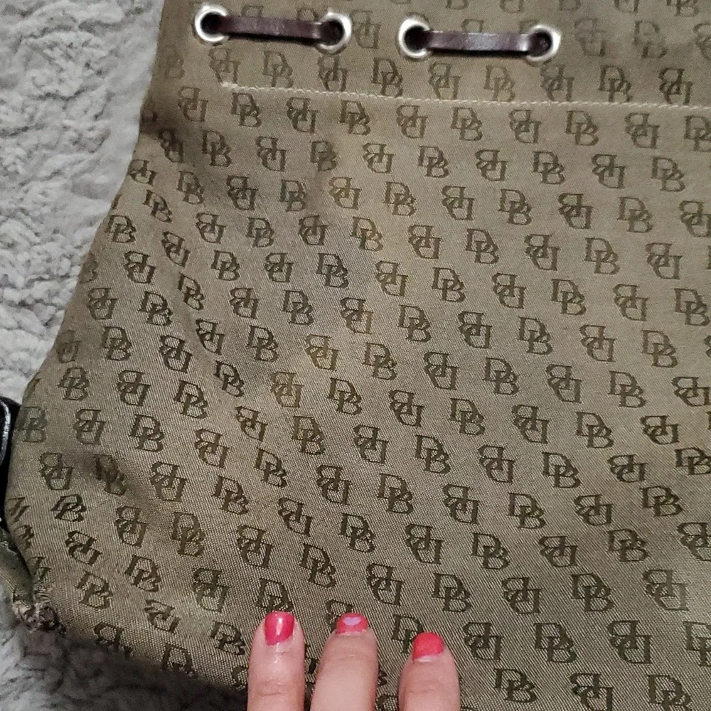 DOONEY & BOURKE monogram tassel tote bag